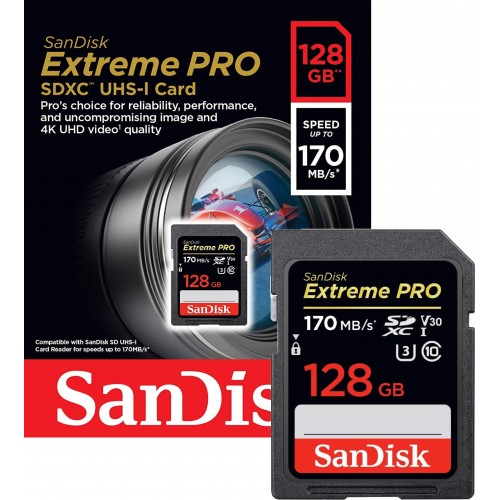 Карта памяти sandisk extreme pro 128 гб